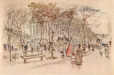 Place de la Madeleine, 1915 tekijältä Jean Francois Raffaelli