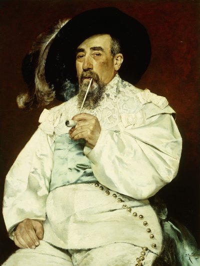 Gentlemanin muotokuva, 1876 tekijältä Jean Francois Raffaelli