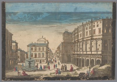 Näkymä Marcellus-teatterista Roomassa tekijältä Jean François Daumont (possibly)