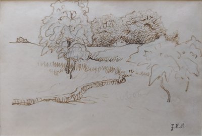 Bäume und Haine in der Umgebung von Vichy von Jean-Francois Millet