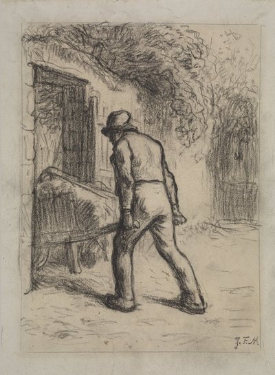 Tutkimus kottikärryn miehelle tekijältä Jean Francois Millet