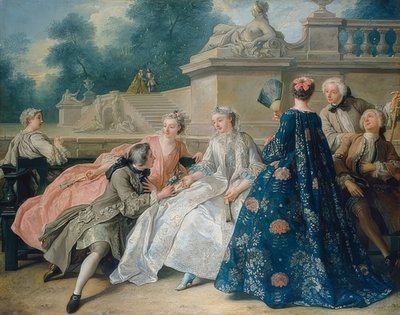 Rakkauden julistus. 1731 tekijältä Jean François de Troy