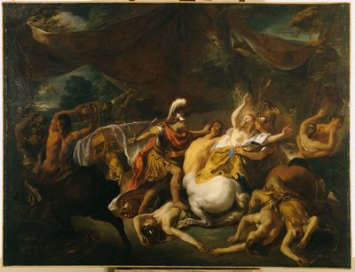 Lapithien ja Kentaurien taistelu tekijältä Jean François de Troy