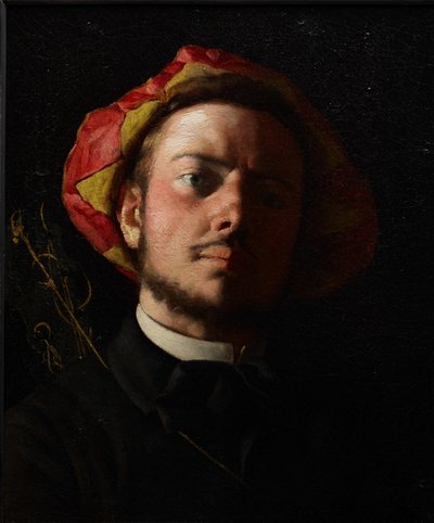 Muotokuva Paul Verlainesta trubaduurina tekijältä Jean Frederic Bazille