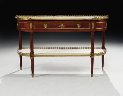 Louis XVI senkkikonsoli tekijältä Jean Frederic Birckel