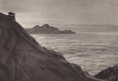 Rigi Kulm, Uber Dem Nebelmeer (m/w kuva) tekijältä Jean Gaberell