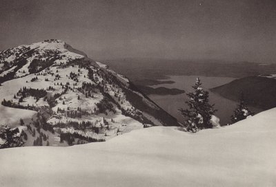 Rigi im Winter (m/w kuva) tekijältä Jean Gaberell