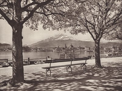 Sveitsi: Luzern, Pilatus-vuori (m/v kuva) tekijältä Jean Gaberell