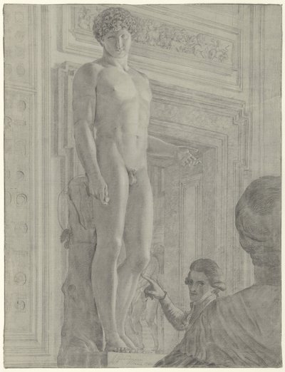 Antinous-Albanian patsas Capitoline-museossa Roomassa tekijältä Jean Grandjean