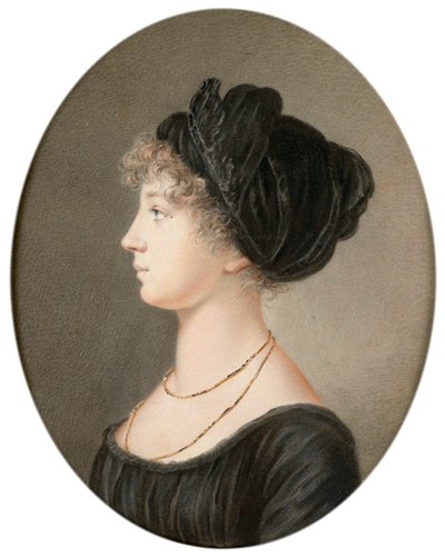 Venäjän tsaaritar Elizabeth Alekseijevna, 1824. tekijältä Jean Henri Benner