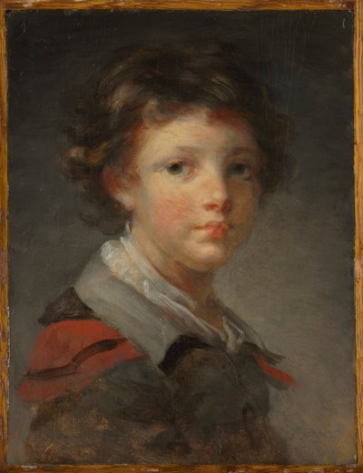 Poika punavuoratussa viitassa, 1780-luku. tekijältä Jean Honore Fragonard