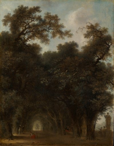 Shaded Avenue, n. 1775. tekijältä Jean Honore Fragonard