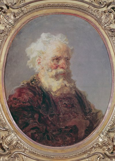 Iäkäs, valkohiuksinen mies, noin 1767. tekijältä Jean Honore Fragonard