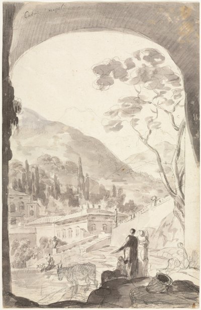 Cava Napoli, 1700- tai 1800-luku. tekijältä Jean Honore Fragonard