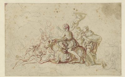 Jupiter sieppasi Euroopan härän varjossa tekijältä Jean Honore Fragonard