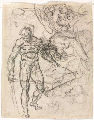 Figurenstudien (verso) von Jean-Honore Fragonard
