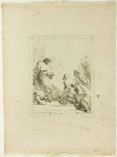Eukaristian instituutio tekijältä Jean Honore Fragonard