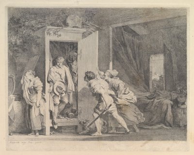 Kabinetti, 1778. tekijältä Jean Honore Fragonard