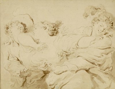 The Slap, 1785. tekijältä Jean Honore Fragonard