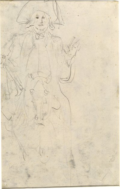 Mies hevosen selässä [versio] tekijältä Jean Honore Fragonard
