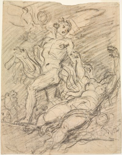 Orpheus ja Eurydice recto, n. 1761. tekijältä Jean Honore Fragonard