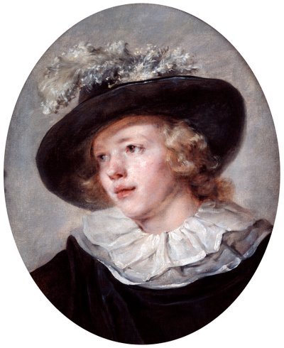 Nuoren miehen muotokuva 1700-luvun alkupuolelta tekijältä Jean Honore Fragonard