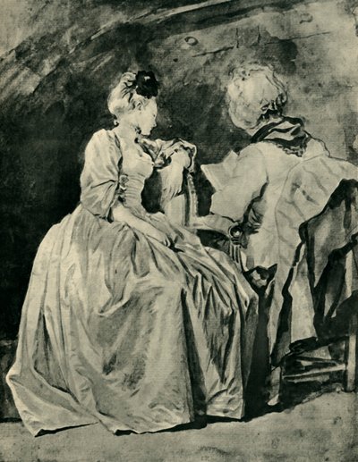 Reading, c1778, 1943. tekijältä Jean Honore Fragonard