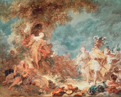 Rinaldo Armidan palatsin puutarhassa tekijältä Jean Honore Fragonard