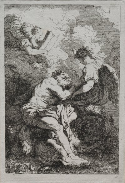 Pyhä Jerome tekijältä Jean Honore Fragonard