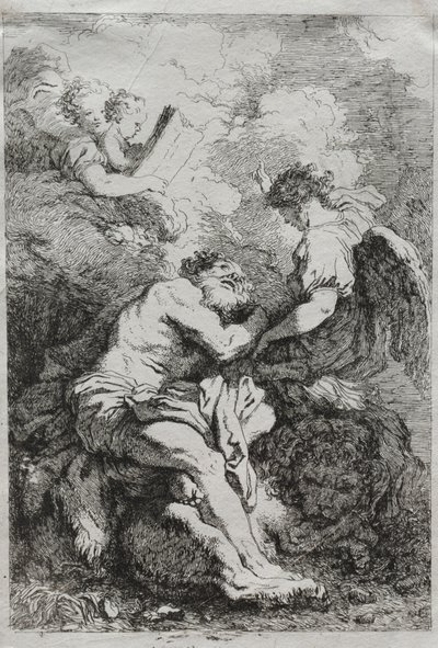 Pyhä Jerome tekijältä Jean Honore Fragonard
