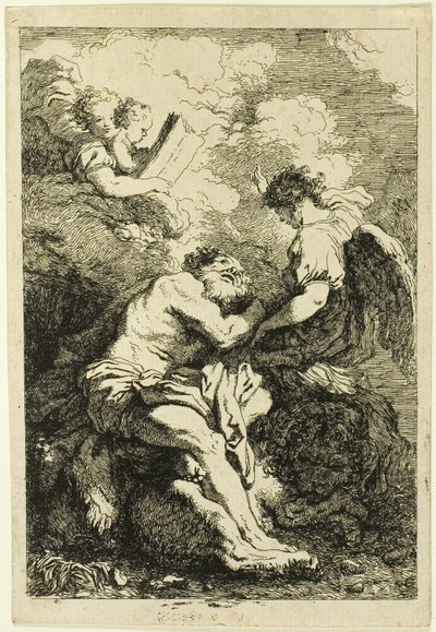 Saint Jerome tekijältä Jean Honore Fragonard