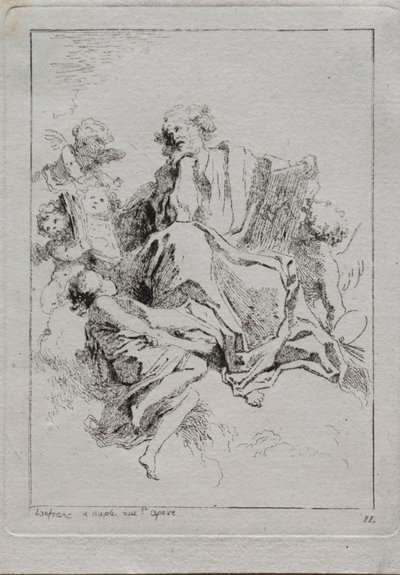 Pyhä Luke tekijältä Jean Honore Fragonard