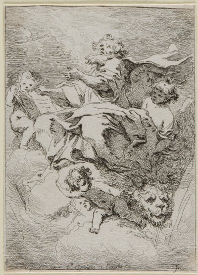 Pyhä Markus tekijältä Jean Honore Fragonard