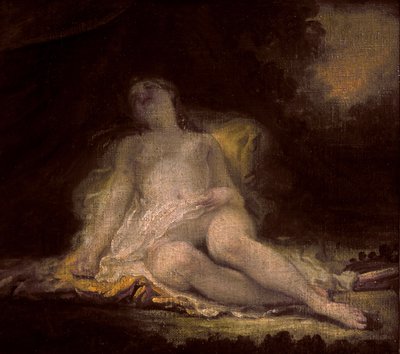 Nukkuva Bacchante tekijältä Jean Honore Fragonard
