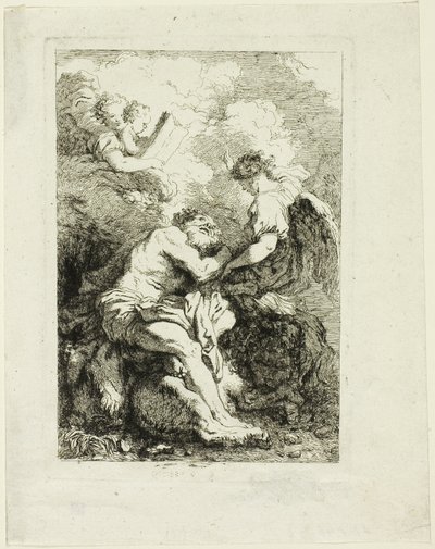 Pyhä Jerome tekijältä Jean Honore Fragonard