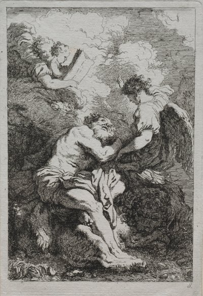 Pyhä Hieronymus. tekijältä Jean Honore Fragonard
