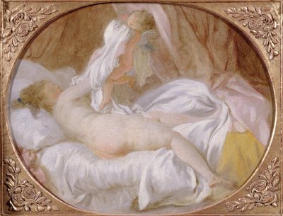 Chemise Removed tai The Lady Undressing, ennen vuotta 1778 tekijältä Jean Honore Fragonard