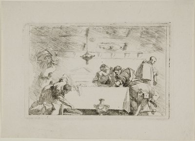 Opetuslapset Emmauksessa tekijältä Jean Honore Fragonard