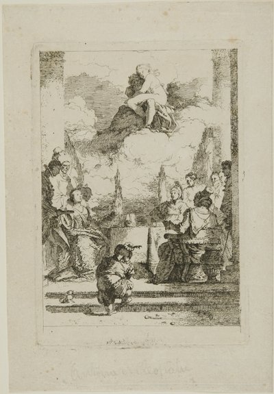 Anthonyn ja Kleopatran juhla tekijältä Jean Honore Fragonard
