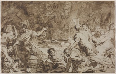Decius Musin hautajaiset, 1774. tekijältä Jean Honore Fragonard