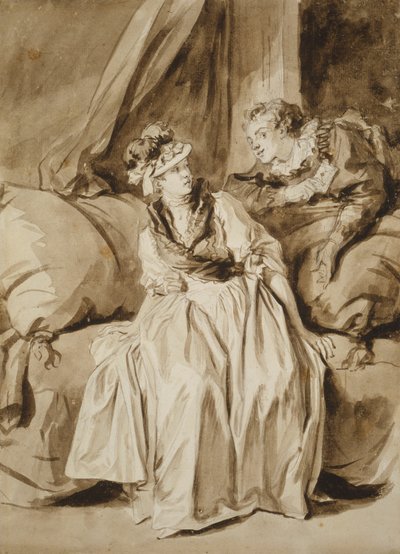 Kirje tai espanjalainen keskustelu tekijältä Jean Honore Fragonard