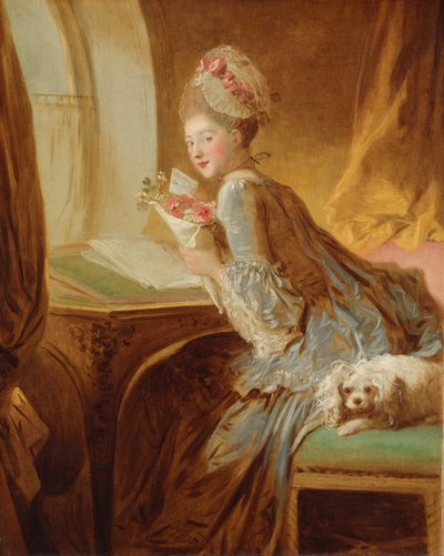 Rakkauskirje, 1770-luvun alku. tekijältä Jean Honore Fragonard