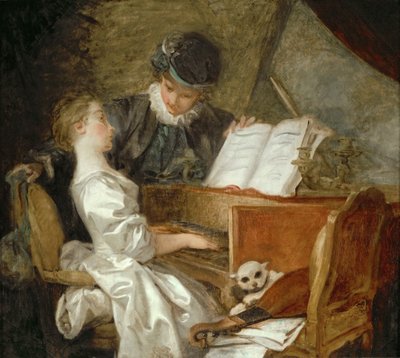 Musiikkitunti tekijältä Jean Honore Fragonard