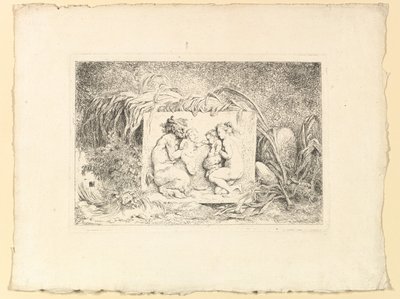 Satyrs-perhe, 1763. tekijältä Jean Honore Fragonard
