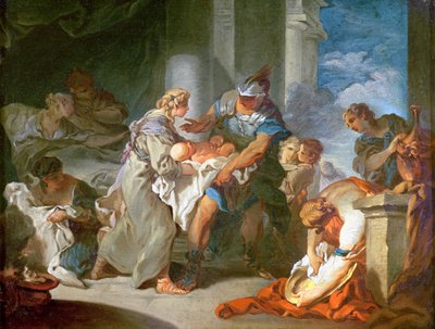 Pyrrhus-lapsen pelastaminen tekijältä Jean Honore Fragonard