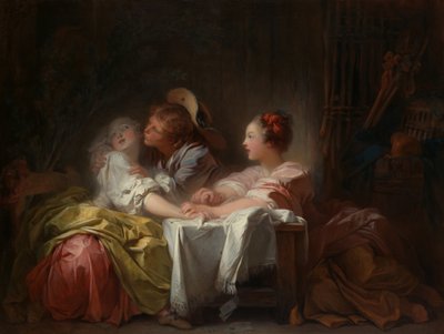 Varastettu suudelma, noin 1760 tekijältä Jean Honore Fragonard