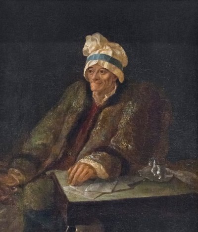 Voltairen muotokuva (öljy kankaalle) tekijältä Jean Huber