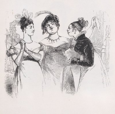 Näiden naisten mielipide teoksesta The Complete Works of Béranger, 1836. tekijältä Jean Ignace Isidore Gérard