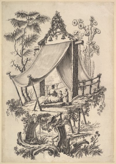 Puumaja, 1773. tekijältä Jean Jacques Avril