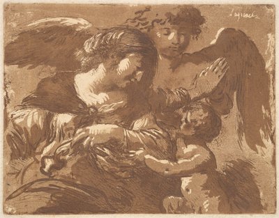 The Guardian Angel, albumissa, joka sisältää Recueil de Compositions p..., 1782-1821. tekijältä Jean Jacques Lagrenee